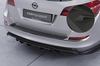 Opel Astra J Sports Tourer 12-15 Накладка на задний бампер Carbon look матовая