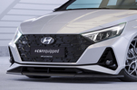 Hyundai I20 21- Накладка переднего бампера Carbon look