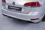VW Golf 7 Универсал 17-20 Накладка на задний бампер Carbon look