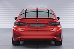 BMW 3er (G20/G21) 19- Накладка на задний бампер Carbon look матовая