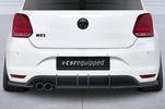 VW Polo 5 (Typ 6R/6C) GTI 14-17 Накладка на задний бампер Racing c CSR-logo 