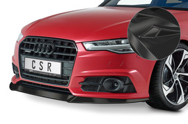Audi A6 C7 4G S-Line/ S6 C7 4G 14-18 Спойлер переднего бампера Carbon look