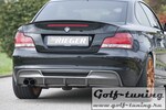 BMW E82/E88 07- Накладка на задний бампер/диффузор carbon look