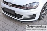 VW Golf 7 GTI/GTD 12-17 Накладка на передний бампер carbon
