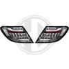 Mercedes W204 11-14 Седан/Купе Фонари светодиодные, черные Lightbar design