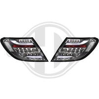 Mercedes W204 11-14 Седан/Купе Фонари светодиодные, черные Lightbar design