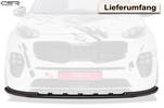 Kia Sportage QL 15-18 Накладка на передний бампер Carbon look