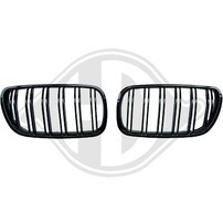 BMW X3 06-10 Решетки радиатора (ноздри) черные в стиле М