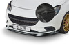Opel Corsa E 14-19 Накладка на передний бампер Carbon look