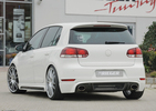 VW Golf 6 GTI/GTD Накладка на задний бампер carbon look