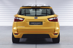 Ford EcoSport 12- Спойлер на крышку багажника матовый