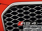 Audi RS4 11-16 Значок RS4 для решетки радиатора