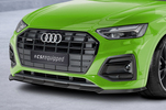 Audi Q5 (FY/FYT) 20- Накладка переднего бампера Carbon look матовая
