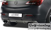 Opel Astra J GTC Накладка на задний бампер