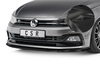 VW Polo VI 2G (Typ AW) GTI 17- Накладка на передний бампер Carbon look
