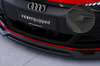 Audi e-tron GT 20- Сплиттер центральный Carbon look матовый для накладки на передний бампер CSL707
