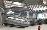 Skoda Superb 3 (3T/3V) Sportline Седан/Универсал 19- Накладка на передний бампер /сплиттер