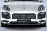 Porsche Cayenne 17- Накладка переднего бампера Carbon look
