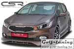 Kia Ceed /Ceed SW 12-15  Накладка на передний бампер