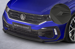 VW T-Roc R 19-21 Накладка переднего бампера Carbon look матовая