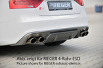 Audi A5 S-Line 11-16 Купе/Кабрио Накладка на задний бампер/диффузор carbon look