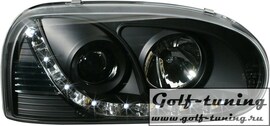 VW Golf 3 Фары Devil eyes, Dayline черные