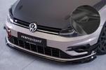 VW Golf 7 R 17-21 Накладка переднего бампера Carbon look