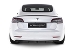 Tesla Model 3 17- Накладка на задний бампер Carbon Look матовая