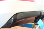 Skoda Octavia A7 13-19 Лифтбек/Универсал Накладка на задний бампер/диффузор глянцевая