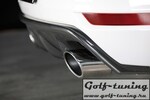 VW Golf 6 GTI/GTD Диффузор для заднего бампера Carbon Look