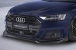 Audi A8 S-Line 17-21 Накладка на передний бампер Carbon look матовая