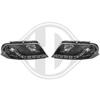 VW Passat B5+ Фары Devil eyes, Dayline черные