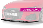 Audi A4 S-Line/S4 B9 19- Накладка переднего бампера матовая