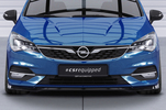 Opel Astra K 19-21 Накладка переднего бампера Carbon look