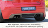 VW Golf 5 /+GTI Накладка на задний бампер Carbon Look
