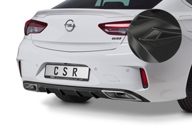 Opel Insignia B Grand Sport GSi 17- Накладка на задний бампер Carbon look 