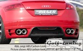 Audi TT 8J 06-10 Накладка на задний бампер Carbon Look