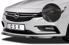 Opel Astra K 15- Накладка на передний бампер Carbon look