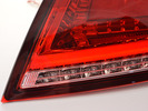 Audi TT 8J 06-14 Фонари Lightbar design красные