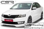 Skoda Rapid 12-19 Накладка на передний бампер