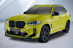 BMW X3 F97 LCI 2021- Накладка на передний бампер Carbon Look матовая