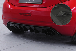 Peugeot 208 GTi 14-18 Накладка на задний бампер Carbon look матовая