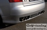 Audi A4 8E 00-04 Седан Накладка на задний бампер
