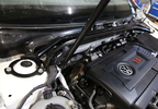 Seat Leon 5F/VW Golf 7  12-20 Растяжка под капот черная
