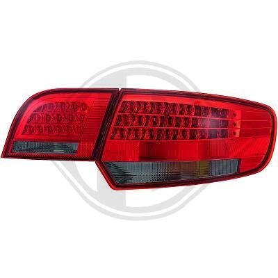 Audi A3 8P 03-08 Sportback 5Дв Фонари светодиодные, красно-тонированные