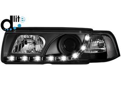 BMW E36 Купе/кабрио Фары Devil eyes, Dayline черные
