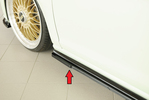 VW Golf 7 GTI-/GTD-/GTE-/R-/R-Line 13-20 Сплиттеры глянцевые под штатные пороги