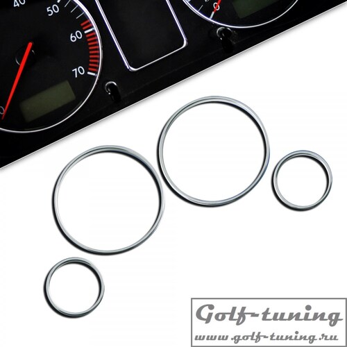 Opel Astra G Комплект хромированных колец в приборную панель