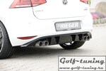 VW Golf 7 GTI 12-17 Диффузор для заднего бампера глянцевый