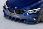 BMW 4er F36 Gran Coupe 17-21 Накладка на передний бампер Carbon look матовая